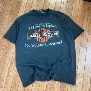 Vintage 90's Harley‎ Davidson Faded Shirt